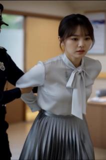 Beautiful arrest and go to police station Arrest