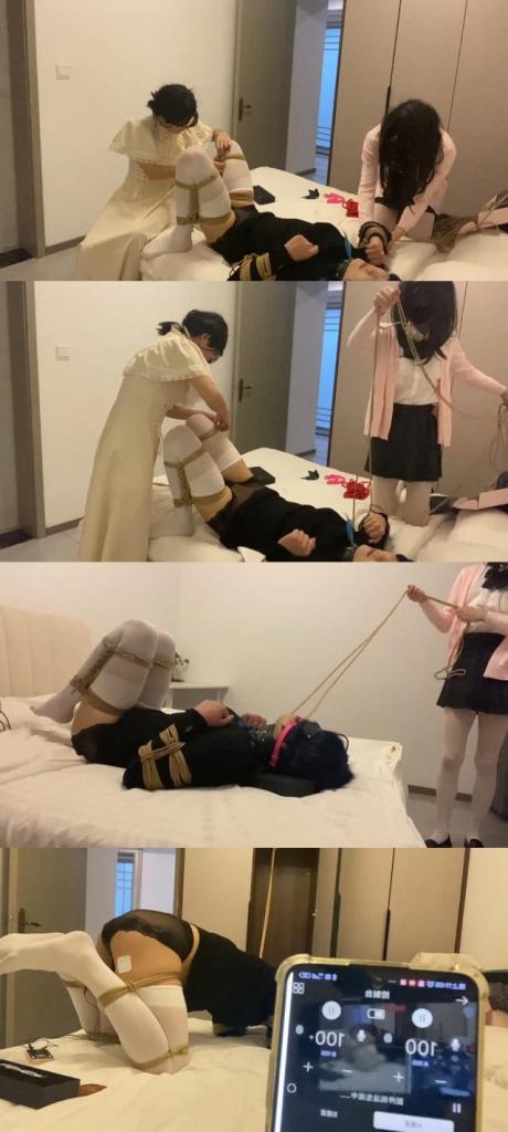 橙子被k9玩力竭电击郊狼开到100，控制呼吸视觉语言，三只棒子齐上！ 原创视频<br>橙子被k9绑在床上被拉这爬圈，把牵引绳拴在柜子上让橙子一直保持k9这个姿势不能躺下，躺下的话pp就会挨上一下，这个哈喽kt小棍子份量很重打身体很痛，几下打的橙子大叫，再也不敢趴下，又在边上挠橙子痒痒，挑战一下橙子的耐力，又加上蠢蠢欲动的棒子，，加上电击，一直开的70到80，又开到最高100电的橙子哇哇大叫，最后枕头压上控制呼吸，三个棒子齐上！！电力最大，郊狼100，被戴上口球的嘴只能呜呜乱叫，呼吸困难，还要忍受矫狼，又要接受三只棒子的折磨，没一会儿就坚持不住喷射而出，衣服上留下了浓浓液体…他已经累瘫<br>