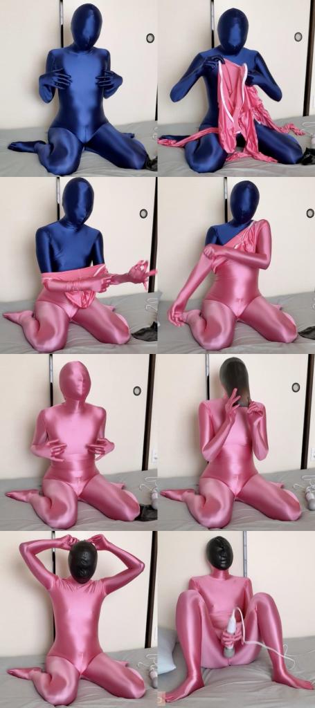 【︎✿小花︎✿】①zentai breath play 骚货华花穿着双层zentai，头套乳胶泳帽，一边窒熄play，一边用快乐棒强高自嗨。<br><br><span style='color:#b0b0b0;'>[隐藏文字，购买后可见]</span>