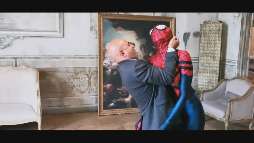 The corrupt mayor. alternative our superheroine spider natasha trapped in a mayor's hideout!!!