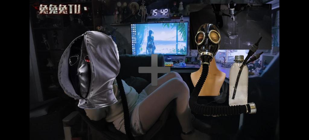 【兔兔】双层全包头套➕负压瓶 【兔兔兔TU、】原创 伪娘自缚 闲来无事尝试一下全包头套➕负压瓶的结合，体验还是很不错的～<br>   PS1：有想交流自缚经验或者想要找我一块玩的请直接加q1808326895  或者私信联系方式，我会加你，加好友请注明来意！！<br>  PS2：寻绳搭子~（男女不限）坐标山东济南莱芜，在相互了解后方可约实践「口嗨勿扰！！！」<br>  PS3：本人不是M 只是单纯的喜欢kb （捆人或被捆都可）所以奔着找m的就不要加我了！！<br>  PS：不要胖的！！！！