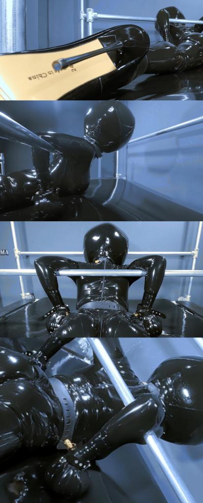 Climax Slut in Bed 超敏感容易高潮的淫荡妇女身着黑色微孔头套气球超紧全包乳胶衣和黑色高跟鞋，双手被放置在两侧背手束缚固定，双拳被乳胶手套包裹成气球形状，全身被固定四肢，双腿被紧缚住。任人宰割般被dildo和魔法棒不断刺激着肛门和洞穴。在神秘防毒面具乳胶口罩女的自慰装置机器炮机的反复的启动和暂停中，高跟鞋掉落后露出色情的乳胶玉足，全包紧身衣荡妇像人犬人形犬一样在不断的哀嚎惨叫声中疯狂强制高潮强高潮吹喷射喷水，什么时候才能结束......<br>我们的坏朋友Climax Slut来参加另一场充满沮丧的拍摄。这次是插入机器计数器。你可以去插入机器的节奏，试着和她一起去。。<br>An extremely sensitive and easily climactic lewd woman, clad in a black micro-porous headstock, an ultra-tight full-body latex suit, and black high heels, had her hands bound behind her back, fists wrapped in latex gloves into balloon-like shapes. Her entire body was immobilized, with her legs tightly restrained. As if defenseless, she was relentlessly stimulated in her anus and orifice by dildos and magic wands. Under the repeated activation twistedrama kigurumi rubber latex zentai lucie arztin and pauses of a mysterious latex mask self-pleasure machine cannon, her high heels fell, revealing her erotic latex feet. The fully encased tight-fitting suit made her appear like a human-dog hybrid, howling in agony as she was forced to climax violently and uncontrollably, jetting fluids. When will this end .....Our pervy friend Climax Slut came for another filming session full of her frustration. This time with fucking machine counter.. You can stroke to the rythm of the fucking machine and try to come with her..<br>超敏感で容易に高潮する淫らな女性が、黒いマイクロホール付きヘッドカバー、超タイトフルカバーのラテックス衣と黒いハイヒールを身に着け着ぐるみ、両手は背中に両手を背負わせ固定され、両拳はラテックス手袋でボール状に包まれ、全身が固定され四肢が束縛され、ハイヒールが落ちた後、色気のあるラテックスの玉足が露出し、フルカバーのタイト衣で淫らな女性は犬人間のように絶え間ない哀号と惨叫の中で狂ったように強制高潮、強烈な高潮を吹き出し、いつ終わるのか.....わが社の風俗屋クライマックス・スリットがまたもや不満に満ちた撮影セッションにやってきた。今回は榨干榨精射精セックスマシンカウンター付きだ。セックスマシンのリズムに合わせて撫でて、彼女と一緒にイカせてみよう。<br>BDSM、Latex、Solo、Anal、Fetish、Bondage、MILF、Vibrator、Fucking Machine、High Heels、Solo Masturbation Orgasm、Fucking Machine Orgasm、Sissy High Heels、Latex Masturbation、Fucked Orgasm、Bondage Fucked、Latex Catsuit Fuck、Dildo Machine Orgasm、Tspussyhunters<br>乳胶、独奏、肛交、恋物癖、束缚、MILF、振动器、性交机、高跟鞋、独奏自慰高潮、性交机高潮、娘娘腔高跟鞋、乳胶自慰、性交高潮、束缚性交、乳胶紧身衣性交、Dildo机器高潮、调教洞穴猎人<br>ラテックス、ソロ、アナル、フェティッシュ、ボンデージ、MILF、バイブレーター、ファックマシン、ハイヒール、ソロマスタブオーガズム、ファックマシンオーガズム、シッシーハイヒール、ラテックスマスタブ、ファックオーガズム、ボンデージファック、ラテックスキャットスーツファック、ディルドマシンオーガズム、Tspussyhunters<br>Published: 19.12.2024<br>
