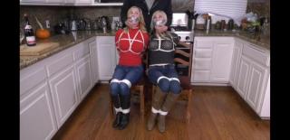 Eden Wells Farrah Fay tape gagged 2 tape gagged