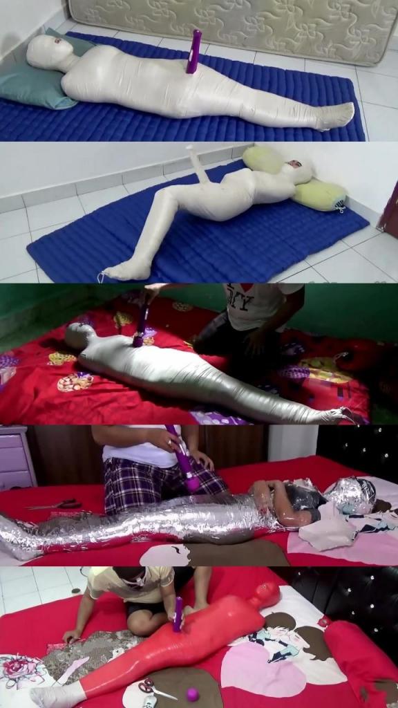 Compilation Ver.02 : Straight Mummification (5 in 1) Compilation Ver.02 : Mummification With Vibrator is collection of mummification videos from Randy Mummify Editor's Choice, All videos start from the Main Scene (POV)<br><br>5 Scenes In Compilation : RM053, RM055, RM063, RM068, and RM077