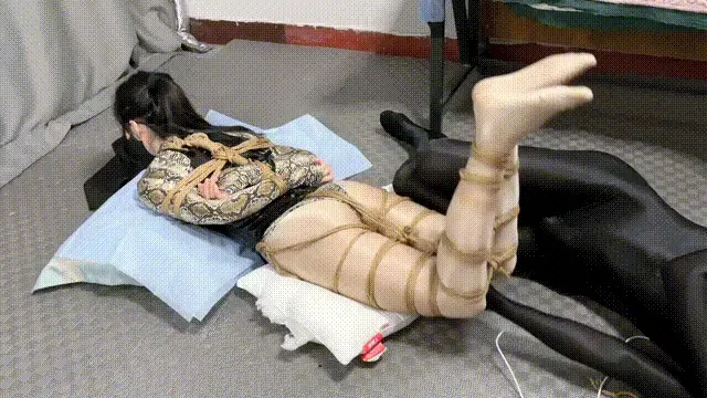 【傲嫣强制地狱】蛇纹连体+油亮舍宾肉丝+漆皮束腰全身严厉捆绑。强制压制仙女棒全程最大，妖娆身段桀骜女贼拼尽全身力气的超级挣扎呻吟不断，油亮的绝美美臀超级下饭！ 这部作品是受到一个经典作品的启发，本着致敬经典的心态来做的。那个经典作品也算是一个启蒙作品叭，真的好好看！所以这次就要把傲嫣也打理成经典的样子，性感的蛇纹连体 油亮亮的舍宾肉丝 漆皮束腰把傲嫣的身材衬托的凹凸有致。然后我们的小黑人就出现啦，直接捂住傲嫣的嘴巴然后按倒在地，傲嫣柔弱的身躯迸发出惊人的力量挣扎（这个只是冰山一角，后面还会有展现力量的作品哦），不过由于剧情杀，再桀骜的傲嫣也得乖乖被掐晕，然后就被小黑眼全身严厉捆绑放置在桌子上啦。<br><br>然后就是要开启仙女棒，傲嫣瞬间感到强大的快感从四面八方袭来，不由自主的随着玩具而全身无规则律动起来，太诱人了实在是。然后就要开始无休止的强制了，从桌子上放下，通过尝试加入一点点空气控制的玩法来试探傲嫣的反应，嗯，还不错，挣扎的更卖力了。<br><br>到后面的话好傲嫣完全进入状态，基本上已经不是在强制她，而是她在努力迎合，把傲嫣揽入怀中加以压制，整个身体一动一动的，再加上动听的呜呜叫，真的是超级好玩。最后小黑人玩累了就把傲嫣丢下，让她自己独自继续沉浸其中吧。<br><br>下载后解压，解压之后的文件改后缀为mp4。别在线解压。仅截图有遮挡，作品没有遮挡。<br><br>解压密码：fanqie