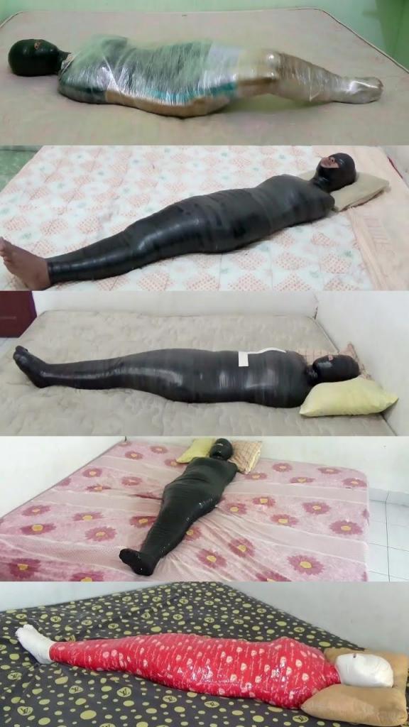 Compilation Ver.03 : Multi Layers Mummification (5 in 1) Compilation Ver.03 : Mummification With Multi Layers is collection of mummification videos from Randy Mummify Editor's Choice, All videos start from the Main Scene (POV)<br>5 Scenes In Compilation : RM038, RM043, RM048, RM049, and RM050