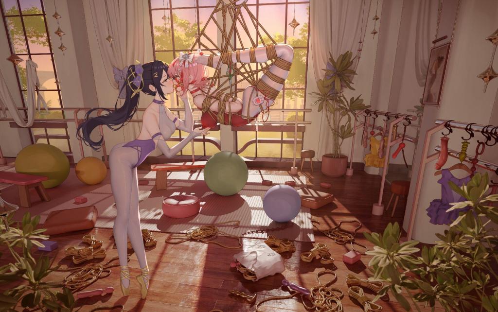  [Suspension ,Gag,Lesbian]