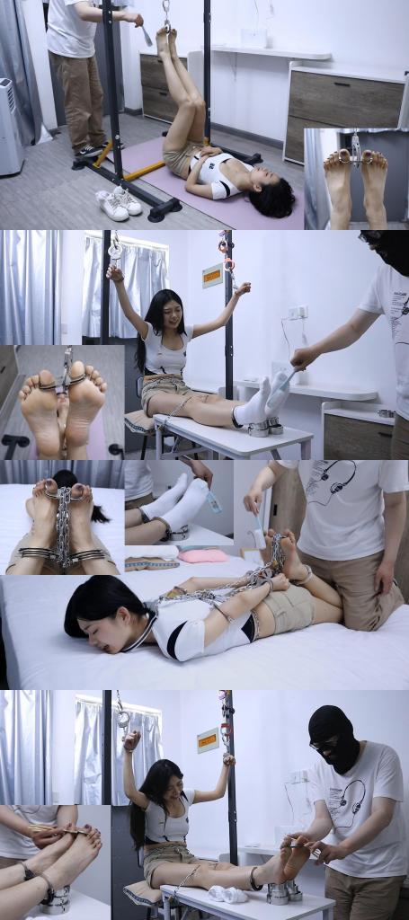 趾间艺束工作室 特工玉瑶被敌方擒获 老虎凳 吊脚趾 打脚心 夹脚趾拶指 白袜子拷打 手铐脚铐脚趾铐 虐足疼到嗷嗷叫！玉瑶大量接定拍！叶子接线下约玩约玩以及大量出原味！  <br>又是好久没发了，最近太忙了，新妹子一个接一个拍不过来了，有大量没有发的作品哦！！！最近大量出原味！！丝袜为主！！！叶子还出一批原味鞋子！！！欢迎联系！！！<br> <br>从本片开始，严查盗版转发倒卖行为，一发现，严惩不贷，我会动用所有资源罚你个倾家产，各位请自重！之前的作品既往不咎，从本片开始严查！<br> <br>最近来了一个职业模特玉瑶，表现力很好，接受度高，不是很怕疼(或者享受疼痛的感觉)，可以接一些比较疼的内容，虐足，重脚镣，SP等等都可以，但不怕痒不适合拍TK内容，非常适合拍镣铐或者各种虐待的内容！！！<br>玉瑶大量接定拍！！！<br> <br>本片也尝试了两个新姿势：非常逼真的老虎凳和脖子脚趾连起来绑上铁内裤的驷马，都上控制感非常强的姿势，完全动弹不得，只能任人宰割哈哈哈！！！<br> <br>叶子是我合作多年的一个模特了，也是目前手里最靠谱的一个，开放线下约拍约玩业务(约玩可一定尺度，如 ，各种摸)，接线上一对一视频直播，接定拍(可脸拍一定尺度)，线下内容包括但不限于镣铐、绳子、拘束带、TK、恋足、舔脚、冰恋、催眠等等内容，详情请咨询！！！<br> <br>最近整理好了定拍章程、场地租借章程和女生体验章程，欢迎有兴趣的朋友QQ联系！！！<br> <br>播一个通知：近期把本人拍过的几十个模特都整理出了一个简介，描述下大概的年龄职业，有什么特色，片子有什么看点，适合什么人群等等，配上4张截图，按妹子情况进行分类写成几个word文档，挑选起来一目了然，欢迎感兴趣的朋友 QQ联系沟通，拍过大几十个妹子，总有一款适合您！！！<br> <br>还是希望各位朋友多自觉一点，自觉抵制盗版，都看盗版，我们以后就拍不下去了，大家谁也看不了，孰重孰轻，大家心里应该清楚！！！<br> <br>观看最新作品，定拍，租赁场地，女生应聘模特或体验，友流，QQ：3295687894和QQ：1372314498两个都加，注明林子。<br> <br>视频1464M，1920*1080高清，32分18秒。 <br><br><span style='color:#b0b0b0;'>[隐藏文字，购买后可见]</span>