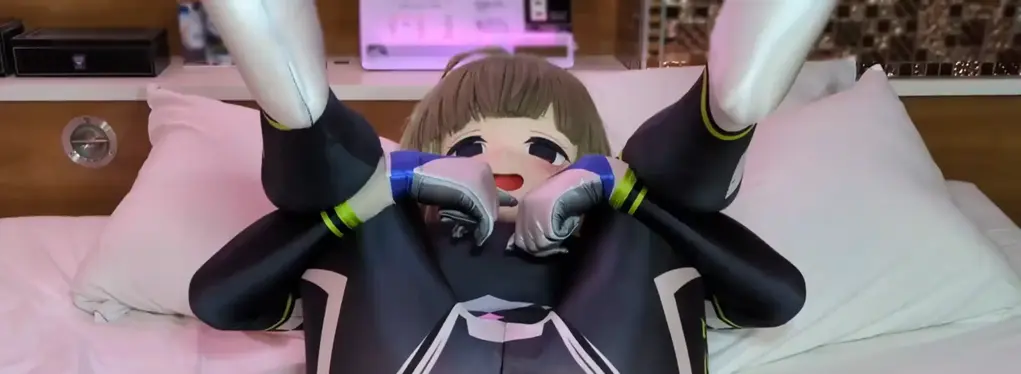 MeiDesire Kigurumi（Dec 8, 2025） 打桩机视角！南梁娃娃穿上了全包zentai，唯独把裆部打开露出尻穴侍奉主人，主动翘起屁股让主人打桩，不断被深插发出哦齁齁齁齁的喘声，已经完全变成了RBQ性ai母猪娃娃了呀<br>28_Mating<br><br>#fyp<br>#kigurumi #cosplay<br>#animegao #trap<br>#crossdresser #crossdressing<br>#doll #cosplay<br>#animegirl #cute #maid #hentai #sex #mating<br><span style='color:#b0b0b0;'>[隐藏文字，购买后可见]</span>