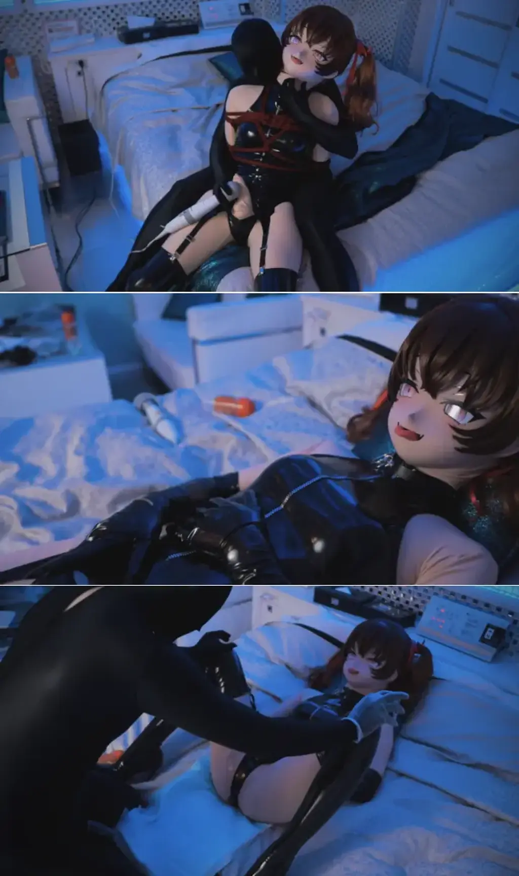 PVCボンデージ　まとめ <span style='color:#b0b0b0;'>[隐藏文字，购买后可见]</span><br>乳胶、捆绑、拘束、束缚、乳胶紧身衣、全包紧身衣、绳缚、紧缚、头壳、zentai、kig、kigurumi、伪娘、丝袜全包