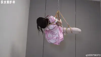 【灰太狼的羊】粉衣女仆体验超高位单腿吊缚，用脚趾玩“华容道”，连连解锁却被奖励悬空吊缚！ 【灰太狼的羊】先在享享的上肢紧缚日式胸缚，再进行胯缚，享享的身材着实好，胯缚在她的身上也显得尤其好看，紧缚完之后，享享站在蓝色砖块上，将后背的绳股连接在头顶的铁链上，享享只能踮着脚尖站着。紧接着就是游戏环节，在她的脚底下放置华容道，她只能用一只脚来拨动上面的按键来解锁，享享的游戏天赋是极高的，连续好几轮都成功解锁，且解开的速度也是极其之快；既然如此，那只能增加难度，将享享的一直腿高位吊起来，她只能悬空起来用一只脚来解，尽管难度增加，但在她的努力之下，也是成功解开了。虽然享享的表现极好，依旧逃脱不了被悬空吊缚，将她的另一只腿紧缚吊起来，被悬空吊起来的享享极其具有观赏度，再给她戴上口球静置，长时间的紧缚和悬空吊缚，享享大口喘气，呼吸急促，口水顺着口球滴落~更多精彩内容请看正片！<span style='color:#b0b0b0;'>[隐藏文字，购买后可见]</span>