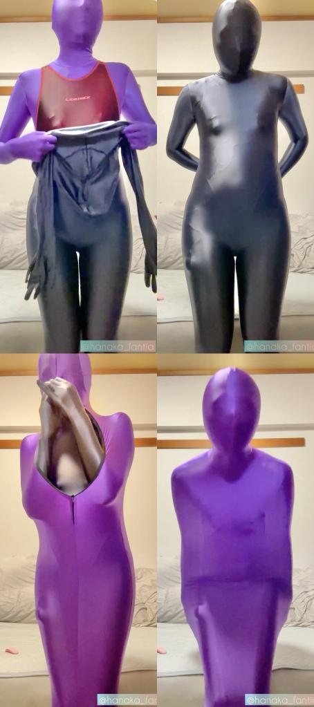 【︎✿小花︎✿】①self sleepsac 华花的多层包裹自嗨。<br>两层zentai   一层泳衣   一层丝滑睡袋<br>乳头上还固定了振动器   小逼里也夹了跳蛋<br><br><span style='color:#b0b0b0;'>[隐藏文字，购买后可见]</span>