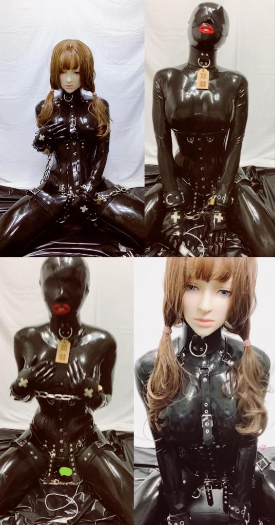 ラバーメイド＆修道女 素体娃娃身着全包乳胶衣并头戴硅胶面具，外搭项圈和皮革束腰以及带有铁链的手铐大腿铐。下面的棒棒被硅胶假阴覆盖包裹，里面塞入了跳蛋不断刺激玩偶...其实硅胶女面具下还有一层烈焰红唇的乳胶头套...修女人偶左右扭动着腰臀沉浸在阵阵快感中，之后摘下了硅胶面具，戴上了橡胶眼罩，把双腿和双手的铁链镣铐连接上...又拿出了假棒棒插入后庭肛门并开启跳蛋，现在的修女终于完全乳胶奴隶化了...人偶持续抽插晃动刺激前列腺，在阵阵娇喘呻吟哦齁齁齁和快感中到达强高潮顶点...可爱的修女女仆的诱惑视频♪。还有〇〇化的性感♡。<br>The nude doll is dressed in a fully wrapped latex jacket and a silicone mask, with a collar and leather waistband, as well as handcuffs and thigh cuffs with iron chains. The stick below is wrapped in silicone dildo and stuffed with jumping eggs to constantly stimulate the doll In fact, there is a latex headband with fiery red lips underneath the silicone female mask I twisted my waist and hips left and right, immersed in waves of pleasure, then took off my silicone mask, put on a rubber eye mask, and connected the iron chains and shackles of my legs and hands ... took out a fake stick and inserted it into the anus of the anus and started jumping eggs, and now the nun has finally become completely latex The doll continues to thrust and shake, stimulating the prostate gland, reaching the peak of strong orgasm in waves of moans and pleasure ..Cute num maid's temptation video. And the sexy romance of.<br>素体の人形はラテックス製の服を着てシリコンマスクをかぶり、首輪と革の腰をかけ、鉄の鎖をつけた手錠で太ももに手錠をかけた。下の棒はシリカゲルの偽陰に覆われ、中には卵が入って人形を刺激し続けている。実はシリカゲルの女マスクの下には炎の赤い唇のラテックスヘッドカバーがある。..シスター人形は腰と尻を左右にねじって快感に浸り、その後シリコンマスクを外し、ゴム製の眼帯をつけ、両足と両手の鎖の手かせをつないだ。..また偽の棒を取り出して後庭肛門に挿入し、卵を開けて、今の修道女はついに完全に乳化した。..人形は前立腺を刺激し続け、喘ぎや快感の中で強いクライマックスの頂点に達した。..かわいいメイドさんの誘惑ビデオ♪。そして〇〇化のセクシー♡。<br>--<br>#kigurumi#sex doll#kig#zentai#fetish#mask#futanari#rubber doll#latex doll#encasement#slave<br>#着ぐるみ#キグルミ#ラテックス#ゴム#ドール#全身スーツ#フェティッシュ#マスク#フタナリ#ゴムドール#全身タイツ#ゼンタイ#才ナ二—#0721<br>#玩偶装#恋物#面具#全包紧身衣#扶他#扶她#伪娘#小男娘#震动自慰#乳胶修女#乳胶娃娃<br>shortビデオ 2本(長さ8分)<br><span style='color:#b0b0b0;'>[隐藏文字，购买后可见]</span>
