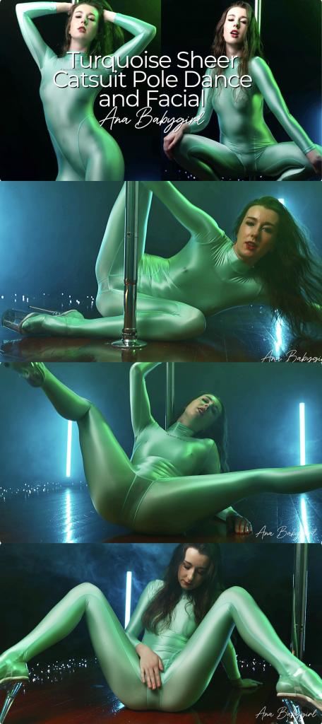 Turquoise Sheer Catsuit Pole Dance and POV Facial 性感姐姐穿着Amoresy家的翠绿色水晶半透zentai，一边跳钢管舞，一边揉逼发骚自慰。<br><br><span style='color:#b0b0b0;'>[隐藏文字，购买后可见]</span>