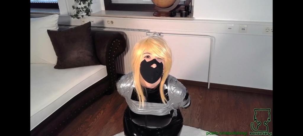 Stream Samus Black Bodysuit 112025 Samus with black shiny bodysuit <br>sock stuffgag, small soldiers inspired, rope bound, bondage, shibari, taped mittens, socked feet, heavy taped up feet, c. rope, struggling, moaning, gagtalk<br>All actions shown in this Pictureset/Video are fictional.<br>My wife xKitty-of-Doomx is the model, gives consent and is over 21 years old 