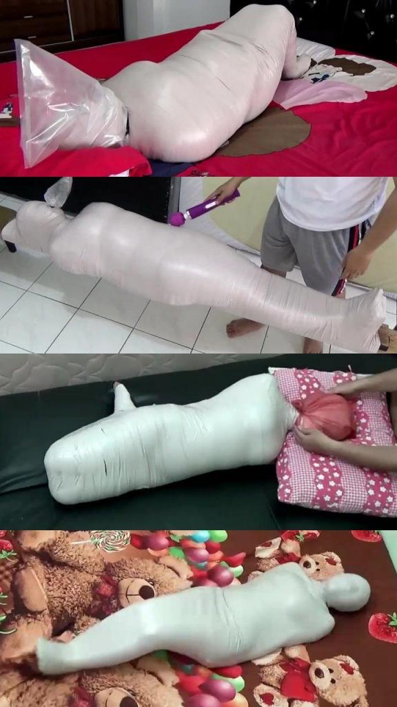 Compilation Ver.21 : Breathplay (4 in 1) Compilation Ver.21 : Breathplay Mummification is collection of mummification videos from Randy Mummify Editor's Choice, All videos start from the Main Scene (POV)<br>4 Scenes In Compilation : RM074, RM095, RM103 and RM105