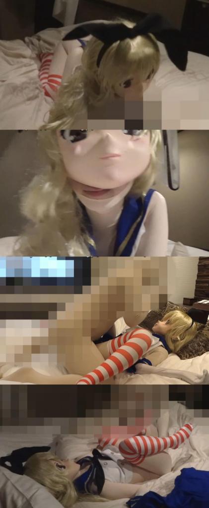 029_前戯からの・・・ 超小只可爱妹妹身着肉色全包紧身衣并头套舰队collection的岛风头壳，外搭官方公式服和兔女郎耳朵头饰以及红白条纹过膝袜长筒袜，在酒店床上和肥肥神秘人欢愉...娃娃用blowjob服务神秘人，玩偶打开头壳露出色气的嘴唇，握住棒棒一口吃下去为主人服务...玩偶忍不住大声娇喘呻吟，同时手握神秘人的棒棒...一吸一吐同时用嘴唇和舌头亲吻棒棒...之后是第三视角，神秘人摸摸娃娃的柔软面包，脱下玩偶的丁字裤，不断制造快感唤起娃娃的欲望...最后玩偶在正常位姿势下被主人疯狂轰入...<br>超小匹のかわいい妹は肉色の全身タイツを着て艦隊collectionの島風頭殻をかぶり、公式公式服とバニーの耳の頭飾り、赤白のストライプのハイソックスストッキングをつけて、ホテルのベッドの上で肥えた謎の人と楽しんでいた。..人形はblowjobで謎の人にサービスし、人形は頭の殻を開けて色気の唇を現し、棒を握って一口食べて主人にサービスする。..人形は思わず大きな声で喘ぎながら、謎の人の棒を握った。..ぼそぼそという声は人形がこの棒を気に入っていることがわかる。..その次は第三の視点で、謎の人は人形の柔らかいパンを触ったり、人形のTシャツを脱いだりして、快感を作り続けて人形の欲望を呼び起こします。..最後に人形は正常な姿勢で主人に狂ったように押し込まれた。..<br>A super cute little sister dressed in a flesh colored all inclusive tight fitting suit and a fleet collection of island wind shells, wearing an official formula suit, bunny girl ear headdress, and red and white striped knee high socks and long stockings, enjoying herself on the hotel bed with a chubby mysterious person The doll uses blowjob to serve the mysterious person. The doll opens its head shell to reveal its colorful lips, holds the stick and eats it down to serve its owner The doll couldn't help but gasp and moan loudly, while holding the stick of the mysterious person The gurgling sound indicates that the doll really likes this stick Next is the third perspective, where the mysterious person touches the soft bread of the doll, takes off the doll's thong, and constantly creates pleasure to arouse the doll's desire In the end, the doll was wildly thrown into its normal position by its owner ..<br>#kigurumi#kig#zentai#fetish#mask#doll#masturbation#full head hood<br>#玩偶装#全包紧身衣#恋物#面具#人偶#全身连体衣#樱花妹#全包头套#皮物#皮モノ#皮の物<br>#キグルミ#全身スーツ#フェティッシュ#マスク#ドール#着ぐるみ#全身タイツ#デンマ#才ナ二—#ゼンタイ#全頭マスク<br>#JK女高水手服#JK sailor suit#セーラー服#岛风#肉腿#舰队collection#自慰#0721#onani<br><span style='color:#b0b0b0;'>[隐藏文字，购买后可见]</span>
