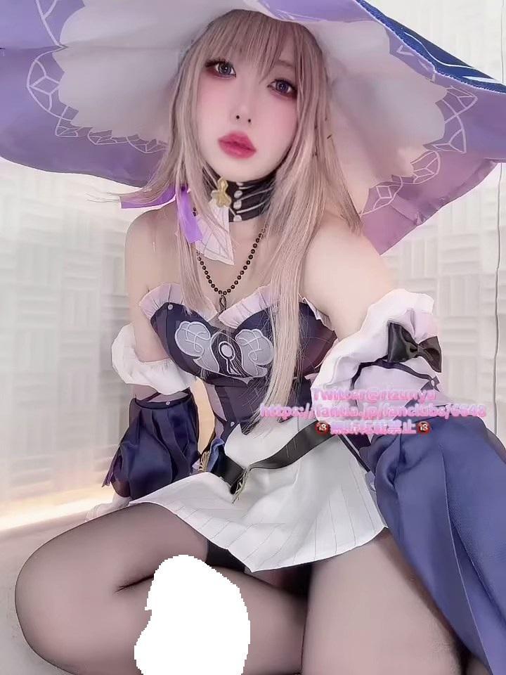 崩壊ス◯ーレ◯ル/マダ◯ヘルタ????自撮り???? 小姐姐Cos了崩坏：星穹铁道的大黑塔。开始先玩弄了假阳具，然后用振动棒把自己玩爽了。<span style='color:#b0b0b0;'>[隐藏文字，购买后可见]</span>