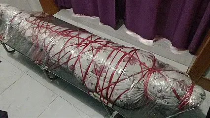 包裹囚圈 包裹过夜.必须捆绑牢固哦...别跑掉了...哈哈哈