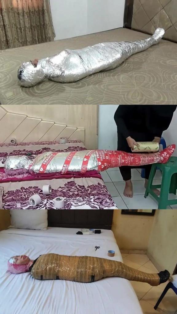 Compilation Ver.25 : Many-Layers Mummification (3 in 1) Compilation Ver.25 : Many-Layers Mummification is collection of mummification videos from Randy Mummify Editor's Choice, All videos start from the Main Scene (POV)<br>3 Scenes In Compilation : RM118, RM149 and RM173