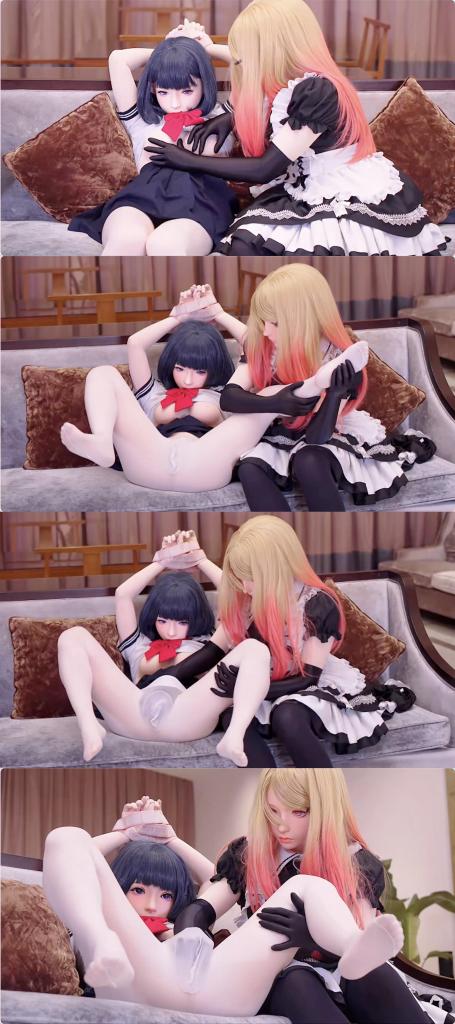 お嬢様と間抜けな同級生、二人の百合物語 2/3 女同娃娃唯美缠绵贴贴，把手伸进丝袜里揉搓着对方的裆部，骑乘位相拥摇臀摩擦。<br><br><span style='color:#b0b0b0;'>[隐藏文字，购买后可见]</span>