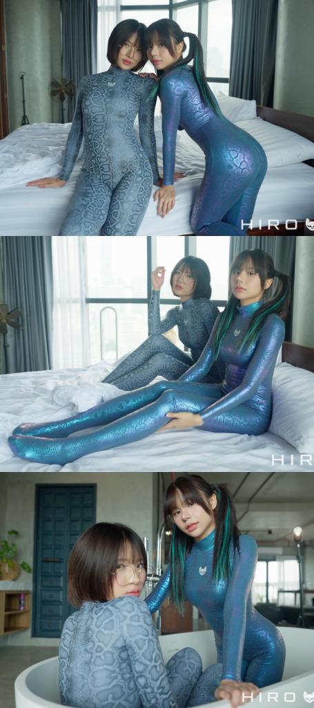 2025-09-19 Chun and Kanompang in Snakeskin Catsuits 宝藏收藏向，Hiro Gato系列，又是一年没更了，最近更一下。<br>真爱粉们久等了呀！<br><br>宝藏写真系列，专拍 zentai   体操服   丝袜。<br>衣服材质棒，拍摄的手法干净清爽，出镜的女孩们都超级赞。<br>赏心悦目的同时，又可以当成L管神片来用。<br>整个系列很具有收藏意义，欢迎大家挑喜欢的冲起。<br><br><span style='color:#b0b0b0;'>[隐藏文字，购买后可见]</span>