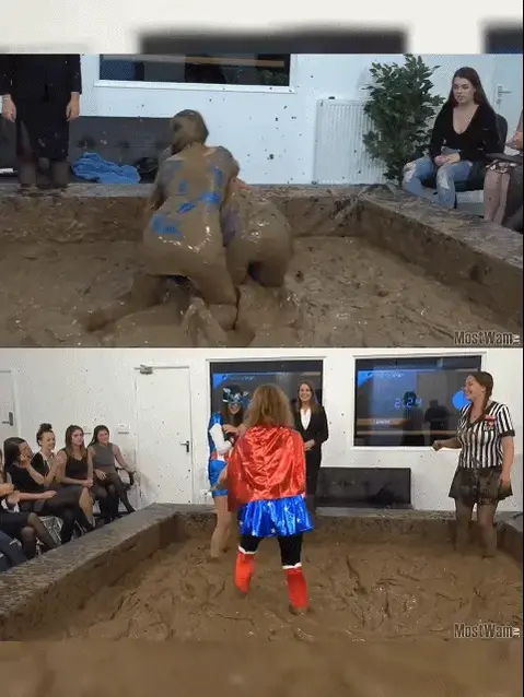 Mud Wrestling 2017 Ep 6 Mia Vs Casey 【中文泥潭摔跤】一场美式摔跤与角色扮演的结合，美国队长VS神奇女侠。This year's big event, "Mostwam Mud Wrestling." This time we have Mia Vs Casey, dressed as Captain America and Wonder Woman, Our Hosts are LM and Charlotte, with Maria (mypierogative) as Referee. A little bit of Cosplay wrestling, Captain America Vs Wonderwoman.