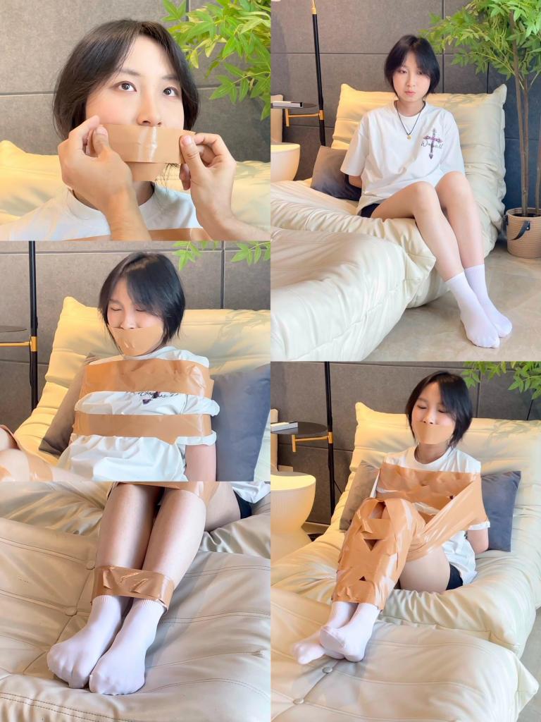 【缚艺录】【DDL-523】【小媛】新模小媛，胶带束缚的体验~ 1.周更视频，致力于拍摄gagpara的风格，【缚艺录】老观众懂得都懂~<br>2.接长期定拍，价格优惠，非诚勿扰，加好友备注来意，《缚艺录》QQ：2143175428，vx：WksAPTX<br>3.倡导绿色、健康的亚文化，不接受裸露X器官，大尺度等，色情勿扰！只接受正常绳艺，以及绳艺娱乐方面的内容；部分模特出于隐私考虑，不出镜。<br>4.压缩包密码：fuyilu123<br>5.祝各位同好，身体健康，生活美满<br>6.本工作室的视频，只在特定网站存在，不要乱发，已发现盗版网站、私人在公众网络平台，发布原创内容的片段、图片，如果涉及到模特本人，造成大众传播影响，后果自负<br>7.尊重小圈文化，尊重原创作者，若有大众平台乱发者，一经发现，立刻举报封号！招陕西地区的，兼职女模特，有意滴滴，只做绿色的捆绑与游戏体验，无色情~