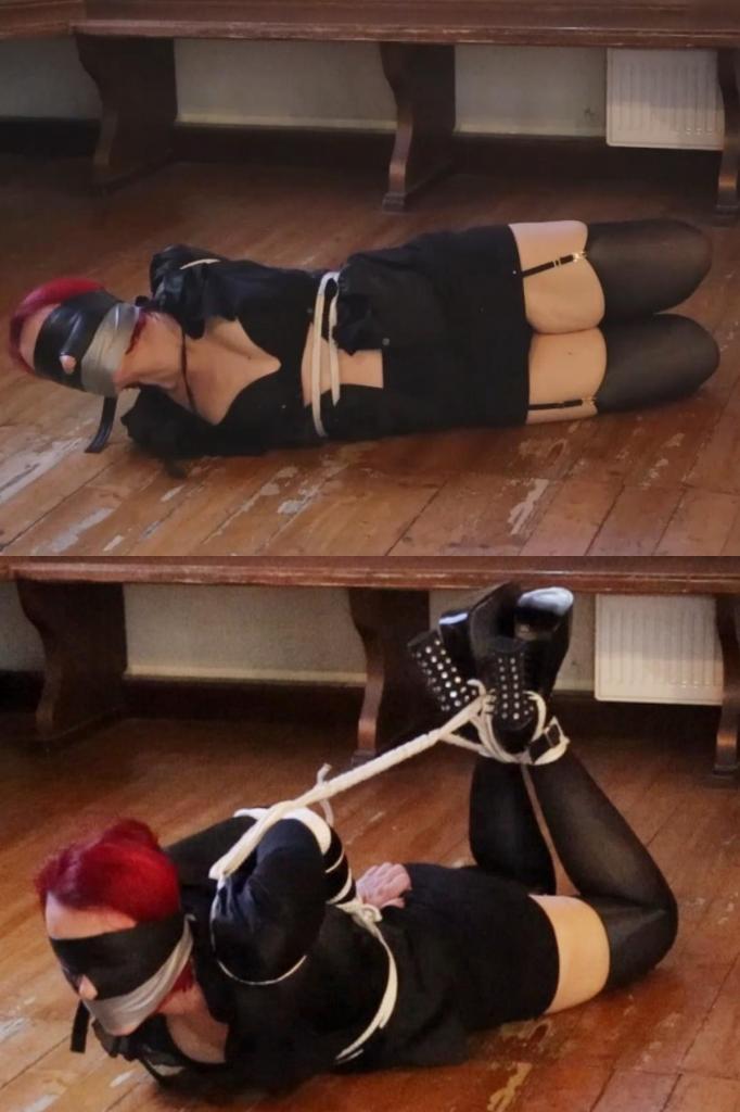 PSJ-2023-SP-01 Strong Panda Overpowered And Hogtied 第一次和Strong Panda合作拍摄，我得快速拍个DiD场景！给你看看！她毫无还手之力，最后被紧紧捆绑、堵嘴、蒙眼，双肘被压在地上！屏幕上的捆绑过程 幕后花絮。1st shooting with Strong Panda and I had to do a quick and dirty DiD scene! Here you go! She has no chance and ends up tightly bound and gagged plus blindfolded on the floor with her elbows crushed together! Onscreen Tying   BTS.