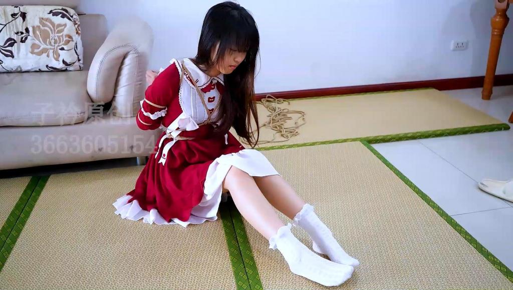 【子衿原创】30609 小凝 五花口枷口水 百度下载解压密码：zjsy,子衿工作室向全国绳艺爱好者提供：体验捆绑绳模服务、绳艺作品销售、作品定制、视频网调、原味等，另外本店招募绳模，。<br>订拍请联系QQ：3663605154