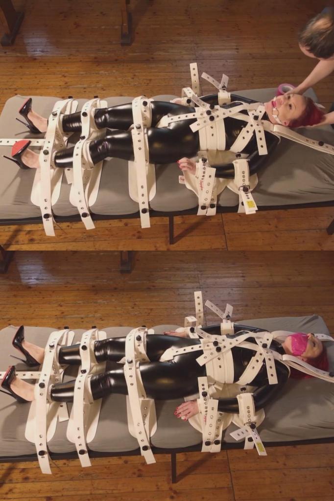 PSJ-2024-SP-01 Dominatrix Strong Panda Tricked Into Segufix Restraints 女王大人“强壮熊猫”想试试她为她的奴隶们买的Segufix床式束缚带。她欣然用多条束缚带把她绑了起来。但她的奴隶并没有放开她，而是另有打算……屏幕上的束缚过程 幕后花絮。Dominatrix Strong Panda wants to test out the Segufix bed restraints which she bought for her subs. He gladly straps her in with plenty of straps. But instead of letting her out again, her sub had other plans... Onscreen Strapping   BTS.