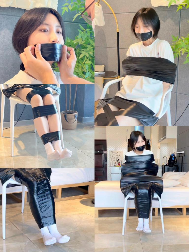 【缚艺录】【DDL-524】【小媛】黑色胶带与白袜~ 1.周更视频，致力于拍摄gagpara的风格，【缚艺录】老观众懂得都懂~<br>2.接长期定拍，价格优惠，非诚勿扰，加好友备注来意，《缚艺录》QQ：2143175428，vx：WksAPTX<br>3.倡导绿色、健康的亚文化，不接受裸露X器官，大尺度等，色情勿扰！只接受正常绳艺，以及绳艺娱乐方面的内容；部分模特出于隐私考虑，不出镜。<br>4.压缩包密码：fuyilu123<br>5.祝各位同好，身体健康，生活美满<br>6.本工作室的视频，只在特定网站存在，不要乱发，已发现盗版网站、私人在公众网络平台，发布原创内容的片段、图片，如果涉及到模特本人，造成大众传播影响，后果自负<br>7.尊重小圈文化，尊重原创作者，若有大众平台乱发者，一经发现，立刻举报封号！招陕西地区的，兼职女模特，有意滴滴，只做绿色的捆绑与游戏体验，无色情~