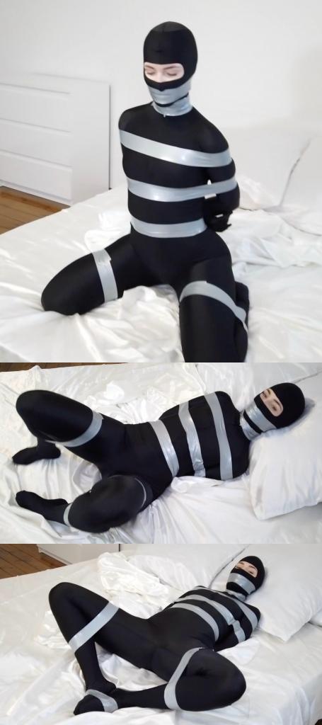 Black Zentai Ninja Tapebondage 1——<br>这个系列之前原创区那边受限于供货方要求，价格搞得很贵，让很多朋友们爱而不得。<br>这次直接搬运区用合理的价格让大家好好的爽一爽。<br>买之前仔细甄别一下，买过的就不要再买了，没买过的就狠狠冲吧。<br><br>2——<br>此次更新量大，工作量超标。<br>大家参考预览图肯定能看懂的。所以文案就不哆嗦了，预览15秒也瞎选了。<br>更新期间造成的刷屏，请大家海涵。<br><br><span style='color:#b0b0b0;'>[隐藏文字，购买后可见]</span>
