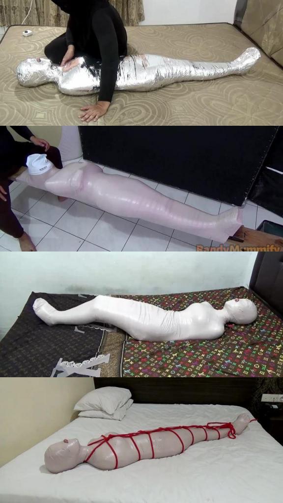 Compilation Ver.34 : Swimsuit Mummification (4 in 1) Compilation Ver.34 : Swimsuit Mummification is collection of mummification videos from Randy Mummify Editor's Choice, All videos start from the Main Scene (POV)<br>4 Scenes In Compilation : RM119, RM124, RM129 and RM135