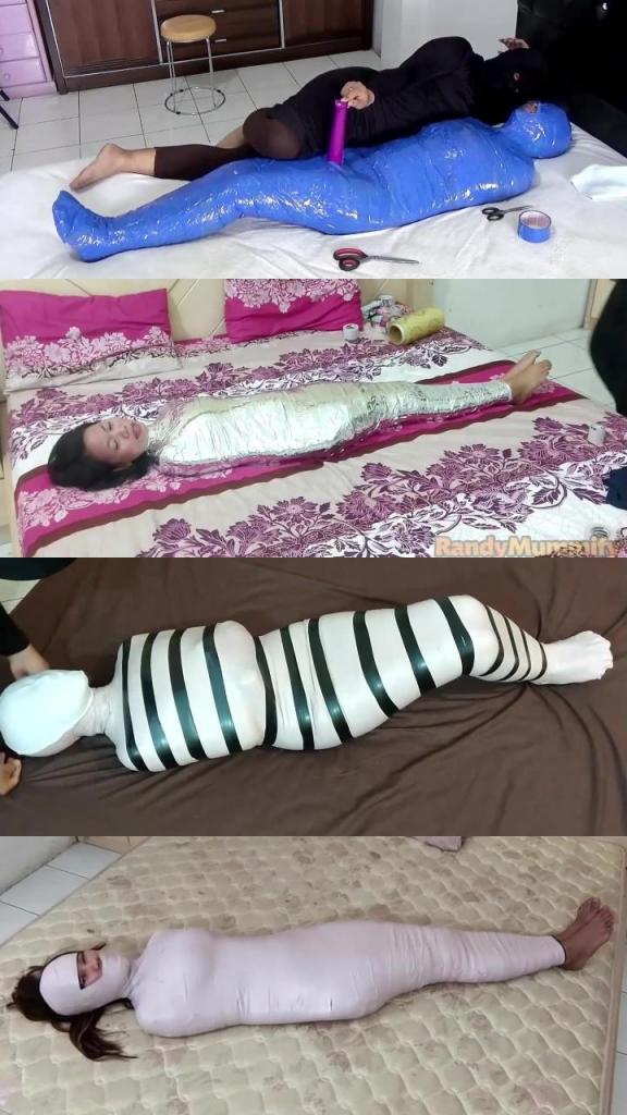 Compilation Ver.36 : Swimsuit Mummification (4 in 1) Compilation Ver.36 : Swimsuit Mummification is collection of mummification videos from Randy Mummify Editor's Choice, All videos start from the Main Scene (POV)<br>4 Scenes In Compilation : RM130, RM141, RM143 and RM154
