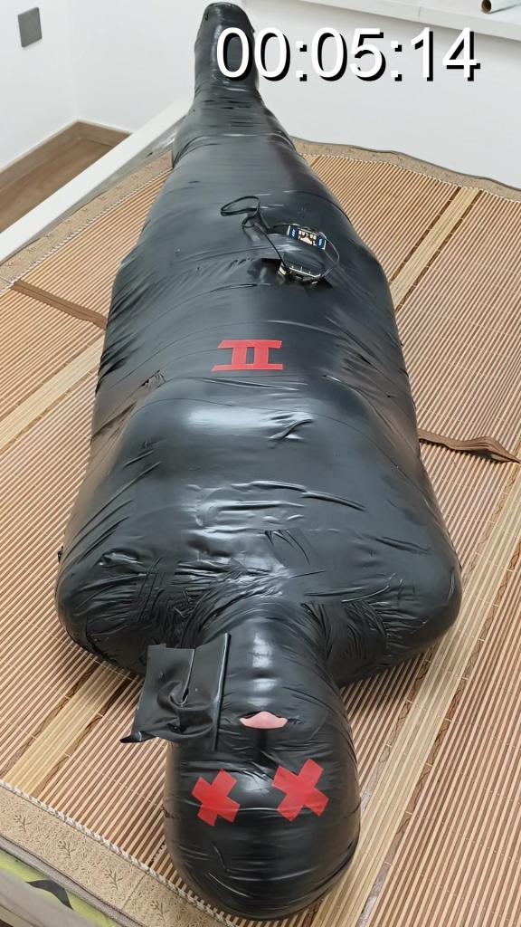 湖州萌新缚手又来找同好 第二次玩胶带木乃伊，这次约的是同城玩kigurumi的同好，也是第一次研究郊狼的用法和kigurumi的头壳。这次采用的是传统的木乃伊包裹方法，拆的是真快，一剪刀就行。最后，寻找湖州市区以及周边同好，绳艺比较菜，会努力精进。女同好有偿优先，香香软软的有颜值小男娘也行哦，来玩可报销路费，有意向的加我qq3041864944或者私信。另外，纯男m的话就算了，能被香香软软的小男娘掰弯但是真受不了糙大汉(ﾉ｀⊿´)ﾉ。
