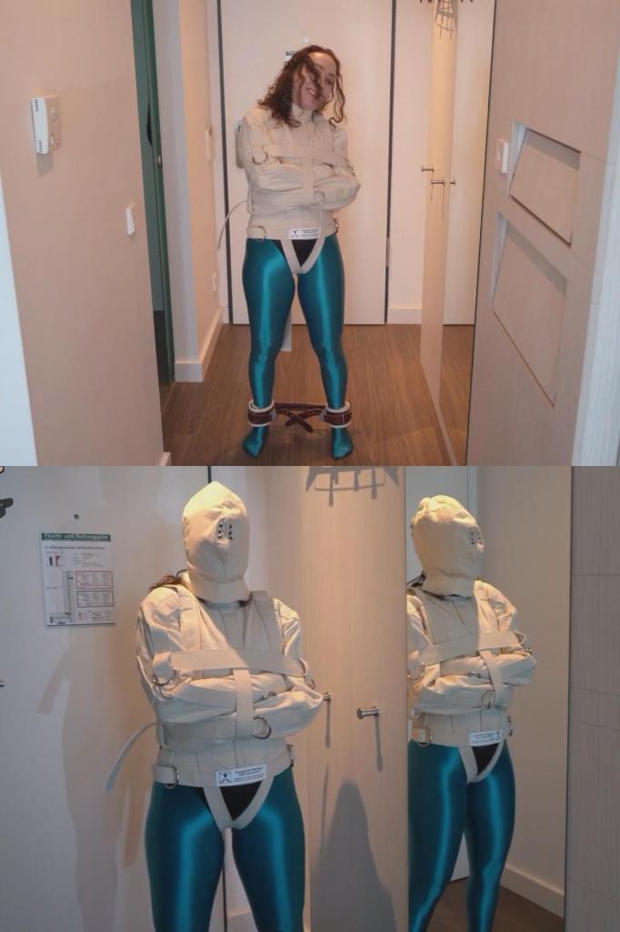 PSJ-2026-DM-02 Delphine Mason: Straitjacketed And Hooded 我相信，作为前Insex模特，德尔菲娜·梅森肯定见过不少东西，包括束缚衣。但这部《Maxcita Psycho II》绝对不一样。正如大家所见，德尔菲娜非常享受被束缚的感觉。她对着镜子，看着自己无助的样子。她身穿紧身衣和闪亮的连裤袜，拼命挣扎，试图挣脱束缚衣和皮质腿铐。视频后半段，她戴上了头罩，这让她更加兴奋。头罩与束缚衣连为一体，德尔菲娜的兴奋之情溢于言表。她挣扎着，享受着这一切。但她会放弃吗？自己去看吧。I am sure Delphine Mason, being a former Insex model has seen many stuff, including straitjackets. But this Maxcita Psycho II hits different. Delphine sure enjoyed to be strapped into one of these, as one can see. And she can see herself in the mirror getting all helpless. Dressed in a leotard and shiny pantyhose, she struggles in order to escape that straitjacket and the leather leg restraints. Later in the clip she received a hood, making things more exciting for her. The hood is connected to the straitjacket and therefore they are one, what really can hear the excitement of Delphine. She struggles and enjoys herself. But will she give up? See for yourself.