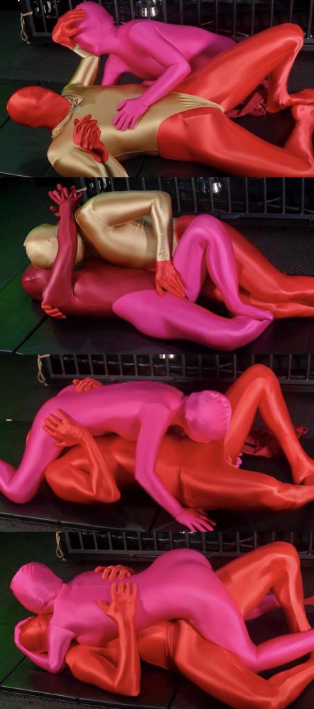 ゼンタイフェチのゼンタイスリスリプレイ！(重ね着バージョン) 雏奈子和男伴的双层贴贴缠绵做爱记，一层zentai 一层高叉光泽体操服，紧紧地抱在一起摩擦生乐。<br><br><span style='color:#b0b0b0;'>[隐藏文字，购买后可见]</span>