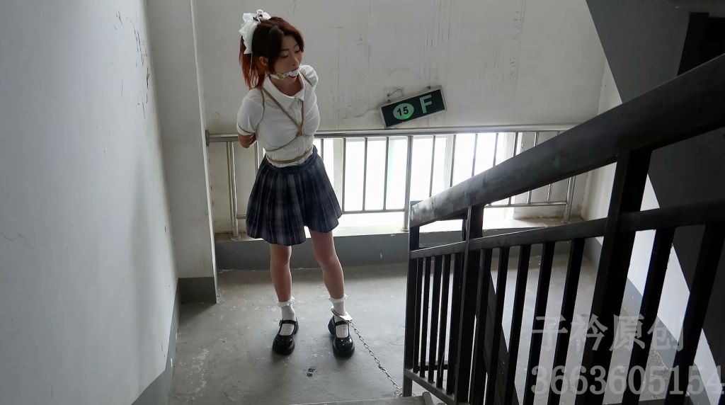 【子衿原创】30630 千千五花口球楼道放置 百度下载解压密码：zjsy,子衿工作室向全国绳艺爱好者提供：体验捆绑绳模服务、绳艺作品销售、作品定制、视频网调、原味等，另外本店招募绳模，。<br>订拍请联系QQ：3663605154