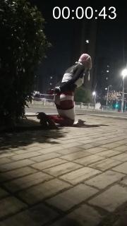 01 小伪娘深夜路边露出