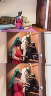Rubber Shibari Closet Confinement!!! 片名：Rubber Shibari Closet Confinement!!!<br><br>这个是男M片，请喜欢此类的朋友购买，谢谢<br><br>Hinako ties up her full-body rubber sub in shibari rope bondage and stows him away in a deep dark closet!<br>As she finishes packing her sub away, it just so happens that Hinako has somewhere to be. However, as a little parting gift to her rubbber sub, she makes sure to give him a handjob that only seeks to get him nice and frustrated, only to leave him locked away in the closet while she tends to her errands.<br><br>Hinako用绑绳束缚住她的全身橡胶从者，并把他藏进了一个又深又暗的衣橱里！<br>当她收拾好她的橡胶替身时，碰巧Hinako有别的地方要去。然而，作为给她的橡胶替身的一点小礼物，她确保给他来了一场让他既舒服又沮丧的手淫，然后趁她去办事时，把他锁在了衣橱里。