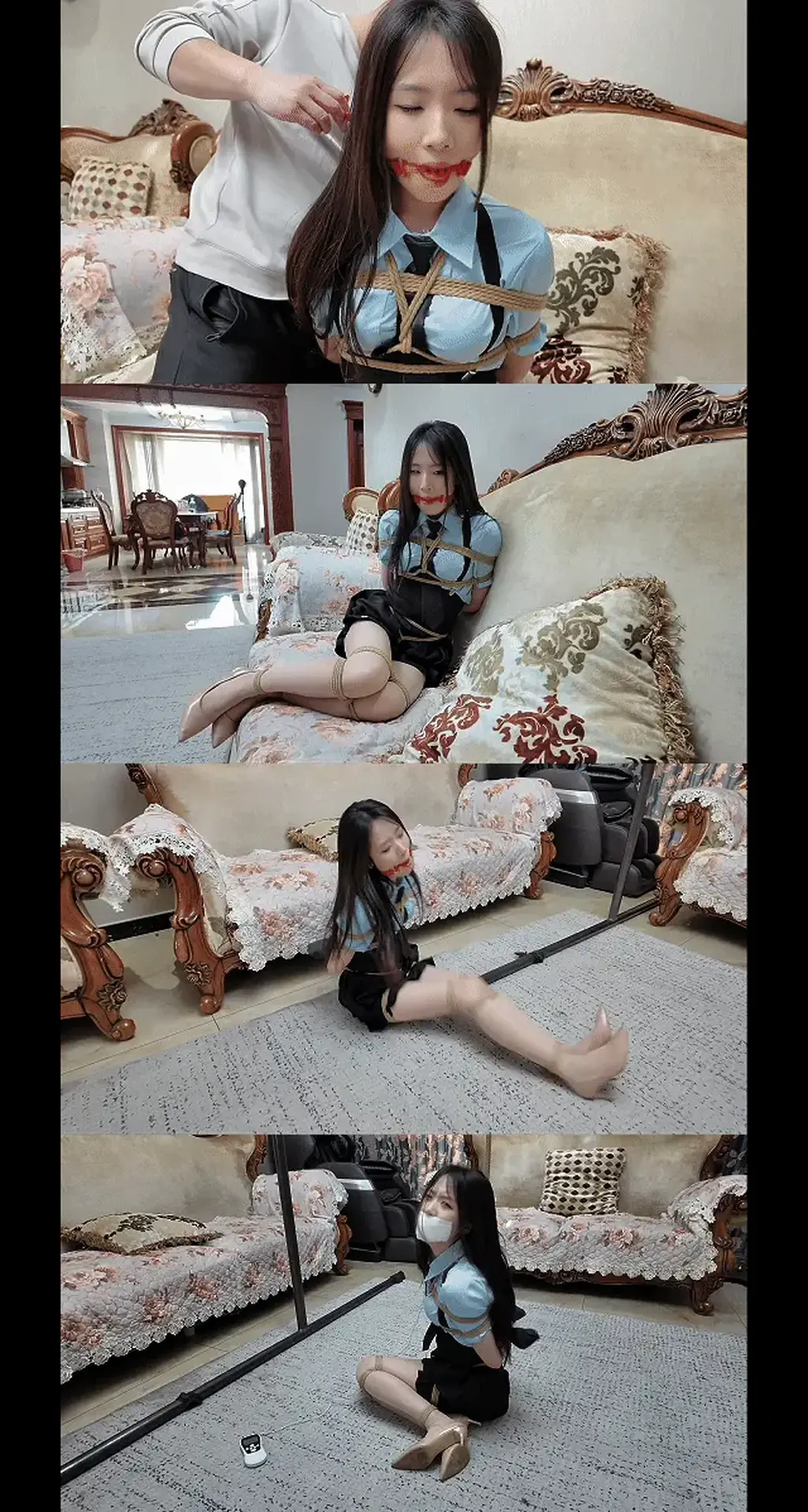 《尤物收藏夹·柠琪·不要质疑老哥的绳技！》【短裙肉丝】【口球堵嘴】【放置挣扎】【逐步加固】 《尤物收藏夹·柠琪·不要质疑老哥的绳技！》【短裙肉丝】【口球堵嘴】【放置挣扎】【逐步加固】<br><br><span style='color:#b0b0b0;'>[隐藏文字，购买后可见]</span><br>剧情纯属虚构，请勿搬运转载！支持原创定拍！维护小圈生态！<br>最近更新和往期视频都相当精彩！挣扎类型，剧情类型，原创类型！单视频，纯享版，系列合集！<br>新老同好可以根据自己喜好和需求来进行选择，查看列表和目录！希望大家多多支持关注收藏！<br><br>喜爱模特收集系列《尤物收藏夹》上新啦！<br>这个系列主要拍摄自己比较喜欢的模特，有老戏骨，有新人，就像收集卡片一样。<br>本集柠琪小姐姐和胡子哥打赌解缚，<br>一般在“捆绑宇宙”中，这种赌局柠琪那必输无遗！只能说千万别质疑老哥的绳技！<br>柠琪本次服装搭配为高腰背带连衣裙加肉丝，清爽俏皮！<br>表演上非常流畅，情绪递进非常到位，而且发现柠琪眼神特别有戏，那种着急，不服的劲儿表现得非常好！<br>最后还是枫叶工作室的宣传！！！剧情定拍找枫叶！<br><br>《福美礼品店》系列持续更新中！<br>同好紫气东来定拍《缚美记》系列预计下周更新！<br>《彩虹与黑猫》第二季筹备中，会有更多新角色登场！<br>《尤物收藏夹》系列还会有新模特登场！计划改在8月进行改版！<br>《她们的故事》系列已上线！持续更新中！<br>最近更新和往期视频都相当精彩！挣扎类型，剧情类型，原创类型！单视频，纯享版，系列合集！<br>新老同好可以根据自己喜好和需求来进行选择，查看列表和目录！希望大家多多支持关注收藏！<br>视频做了防搬运转载措施，不影响整体观看体验！<br><br>PS：希望大家多多支持原创定拍！您的支持就是我们定拍发布的动力！<br>同时把求生拉满，剧情纯属虚构，不对标现实人和事！只是小圈子自娱自乐观看！<br>其他系列视频也请大家多多支持！可以查看我的主页和合集帖子，小伙伴可以点进去逛逛！<br>下载白板文件后<br>1，文件重命名添加后缀.rar<br>2，输入密码解压<br>3，解压完成后，把刚刚解压出来的文件重命名添加后缀.rar<br>4，再次解压后，将这次解压的文件重命名添加后缀.mp4即可观看<br>温馨提醒大家不要在线观看，非常容易和谐。<br>还有就是如果小伙伴遇到解压说文件损坏，请在解压的时候，找到其他，勾选保留损坏的文件再点确定，<br>最后解压完成文件是存在没有损坏的，这是百度网盘下载之后的小bug<br><span style='color:#b0b0b0;'>[隐藏文字，购买后可见]</span>