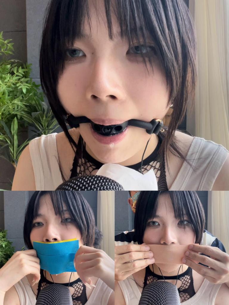 【缚艺录】【DDL-535】【小花ASMR】胶带与口球下的口水~ 1.周更视频，致力于拍摄gagpara的风格，【缚艺录】老观众懂得都懂~<br>2.接长期定拍，价格优惠，非诚勿扰，加好友备注来意，《缚艺录》QQ：2143175428，vx：WksAPTX<br>3.倡导绿色、健康的亚文化，不接受裸露X器官，大尺度等，色情勿扰！只接受正常绳艺，以及绳艺娱乐方面的内容；部分模特出于隐私考虑，不出镜。<br>4.压缩包密码：fuyilu123<br>5.祝各位同好，身体健康，生活美满<br>6.本工作室的视频，只在特定网站存在，不要乱发，已发现盗版网站、私人在公众网络平台，发布原创内容的片段、图片，如果涉及到模特本人，造成大众传播影响，后果自负<br>7.尊重小圈文化，尊重原创作者，若有大众平台乱发者，一经发现，立刻举报封号！招陕西地区的，兼职女模特，有意滴滴，只做绿色的捆绑与游戏体验，无色情~
