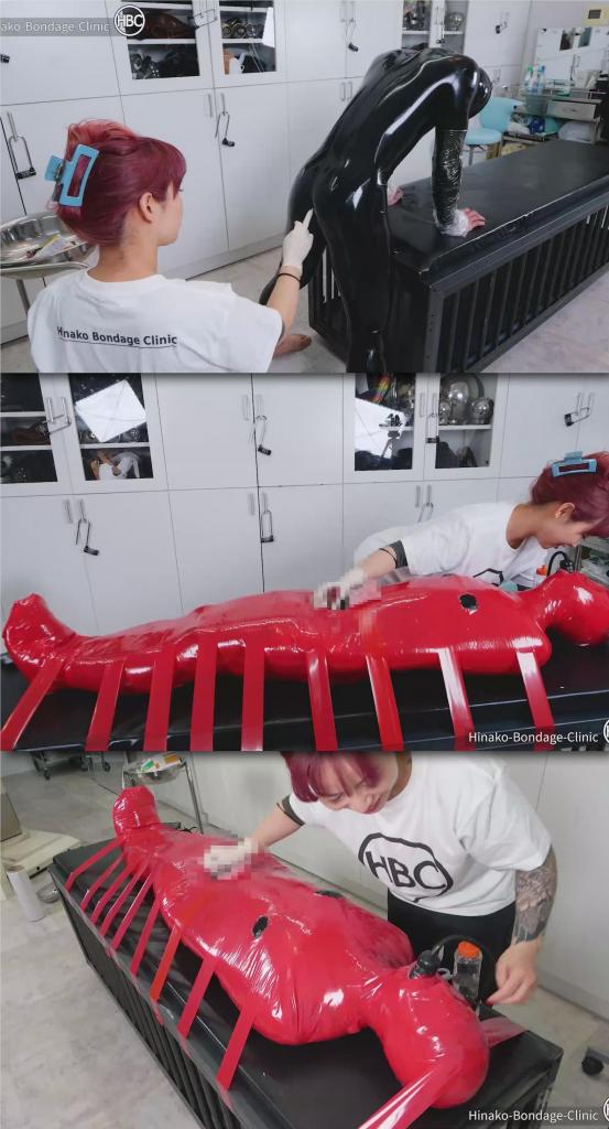 Rubber Catsuit Mummfication and Handjob 片名：Rubber Catsuit Mummfication and Handjob<br><br>这个是男M片，请喜欢此类的朋友购买，谢谢<br><br>Dressed in a rubber catsuit, Hinako’s sub is mummified nice and tight after she puts a remote control vibe in his ass and a pump gag in his mouth! She then starts playing with his nipples, giving him a handjob and doing some serious tease and denial via the remote control anal vibrator!<br><br>希奈子（Hinako）穿着橡胶连体衣，将遥控式震动器放入男子的肛门，并将一个抽吸式口塞放入他的口中后，他的身体被紧紧地束缚得如同木乃伊一般！随后，她开始玩弄他的乳头，为他手淫，并通过遥控式肛门震动器对他进行挑逗和拒绝！
