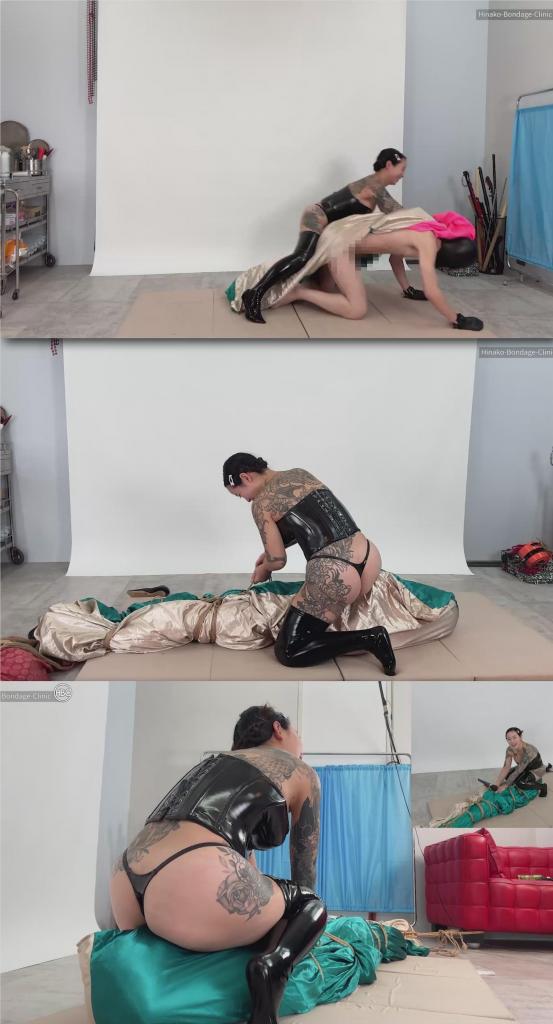 Satin Bag Bondage and Face Sitting 片名：Satin Bag Bondage and Face Sitting<br><br>这个是男M片，请喜欢此类的朋友购买，谢谢<br><br>This is the first satin bag bondage video in quite some time!<br>Sorry to keep you waiting!<br>Hinako put a rubber mask and leather mitten handcuffs on her and captured him in a satin bag!<br>Then, she ties him tight with rope, restraining him even further.<br>When all was finish, she had made herself a shiny smooth satin chair.<br>Hinako then proceeded to sit on his face over the satin bag while teasing him with the vibrator.<br>He sure came a lot for somebody who's supposed to be a chair<br><br>这是很久以来的第一个缎面包束缚视频！<br>抱歉让你久等了！<br>Hinako给她戴上了橡胶面具和皮质连指手套，并将她装进了一个缎面袋子里！<br>然后，她用绳子将他紧紧绑住，进一步限制了他的行动。<br>当一切完成后，她给自己做了一把光洁如缎的椅子。<br>接着，Hinako坐在他脸上方的缎面袋上，用振动器挑逗他。<br>他虽然号称是主席，但确实来得太频繁了
