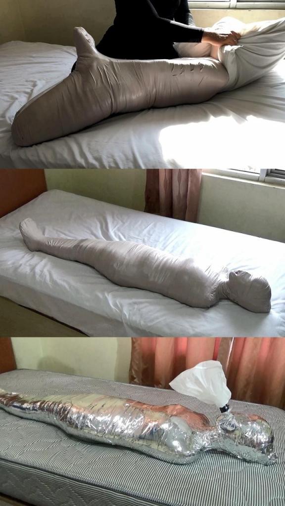 Compilation Ver.50 : X Cocoa-Soft Mummification (3 in 1) Compilation Ver.50 : X Cocoa-Soft Mummification is collection of mummification videos from Randy Mummify Editor's Choice, All videos start from the Main Scene (POV)<br>3 Scenes In Compilation : RM120, RM121 and RM122