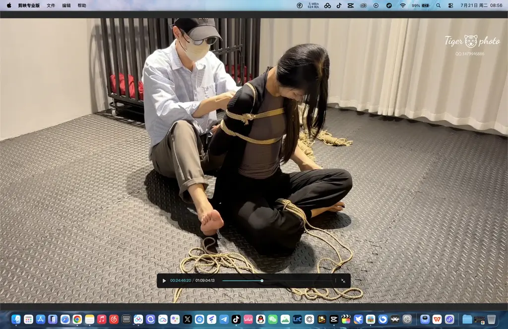 柒玥绳缚放置 柒玥绳缚放置<br>胖虎私摄长期招聘模特<br>更多精彩内容，小伙伴可以私信定拍QQ:3479946886<br>作品解压密码@tiger7986