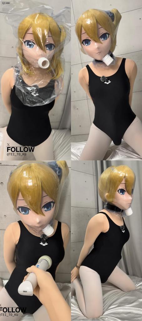 水着でブレスプレイ＆電マ 提督大人7月新作——窒熄折磨舞蹈生娃娃<br>kig全包   舞蹈白大袜   体操服   热缩膜套头窒熄   快乐棒无尽强高<br>整个人全身上下都被紧紧绵密的包裹住，配合头部的窒息还有裆部的快乐棒刺激。<br>这简直太爽了，整个人坐在那不停的蠕动抽搐，享受着一波又一波的快感。<br>不得不说芭蕾舞蹈白大袜配体操服的组合，永远都是那么直戳性癖的色。<br><br><span style='color:#b0b0b0;'>[隐藏文字，购买后可见]</span>