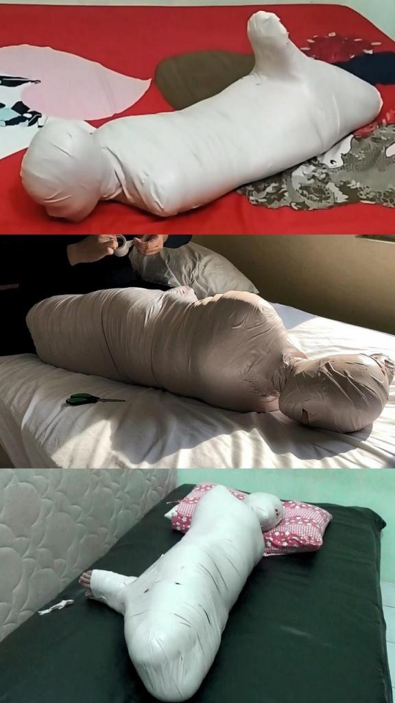 Compilation Ver.52 :Hogtied Mummification (3 in 1) Compilation Ver.50 : Hogtied Mummification is collection of mummification videos from Randy Mummify Editor's Choice, All videos start from the Main Scene (POV)<br>3 Scenes In Compilation : RM061, RM103 and RM122
