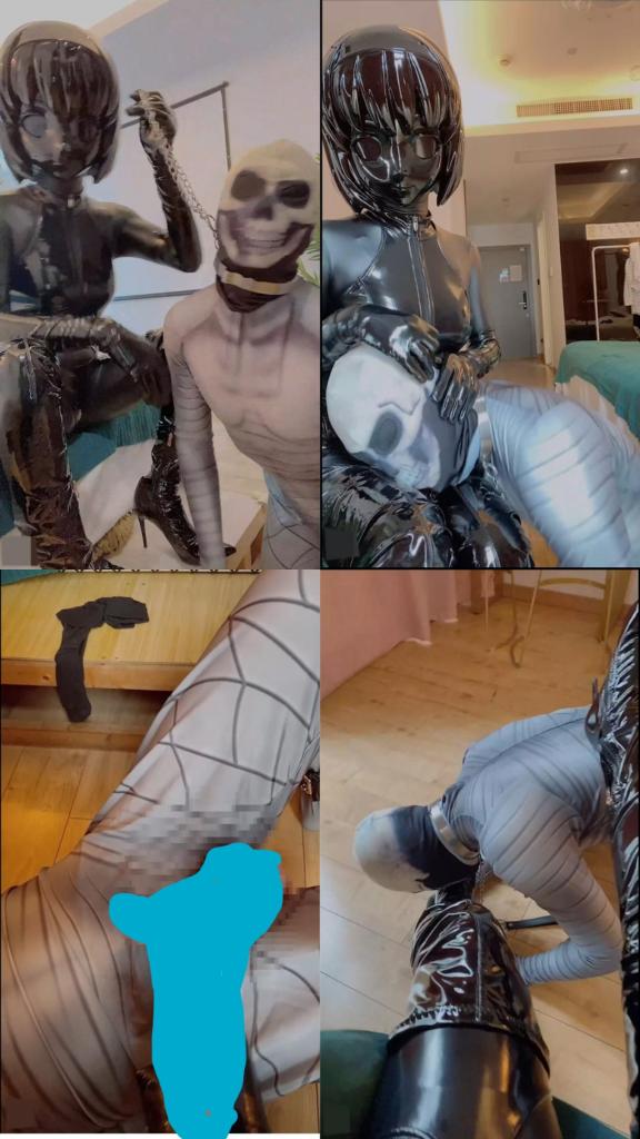 B2 kigurumi zentai 乳胶kig娃 调教穿着zentai的小奶狗 用震动棒榨精 达到高潮 latex rubber<br><span style='color:#b0b0b0;'>[隐藏文字，购买后可见]</span><br><span style='color:#b0b0b0;'>[隐藏文字，购买后可见]</span>
